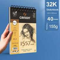 Art Sketchbooks 155/180gsm Thick Paper Spiral Coil Book Sketch Pad Notebook Office School Supplies Drawing Notepad Stationary