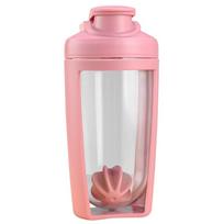 500ml Protein Shaking Cup Leak Proof Fitness Shaker Cup Portable Protein Powder Mixer Cup for Protein Mixes Supplement Shakes rožinė