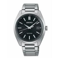 ASTRON SBXY033 Pagamintas Saulės energija Radijo bangomis Valdomas Data Grynasis Titano Korpusas Juodas Ciferblatas [Seiko Laikrodis] Vyriškas Laikrodis, Japonija, Maitinamas, Valdomas, Kalendorius, & Apyrankė, juoda