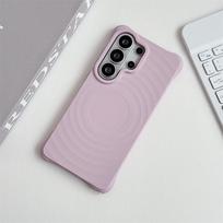 Itin plonas paprastas matinis magnetinis dėklas Magsafe palaikymui Samsung Galaxy S26 S25 S24 Plus S23 Ultra atsparus smūgiams skysto silikono dangtelis Galaxy S26 Ultra