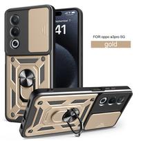 For OPPO A3 Pro Case Oppo A80 Cover OPPO K12X A3 Pro A80 Magnetic Ring Holder Armor Phone Case Slide Camera Protect Back Cover OPPO A80