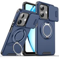 For Xiaomi Redmi 13 Case Redmi 13 4G 5G Cover Redmi 13X Magnetic Ring Armor Slide Camera Lens Case Magsafe Wireless Charge Cover Redmi 13
