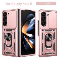 For Samsung Z Fold4 Case Galaxy Z Fold 5 Cover Galaxy Z Fold 6 Magnetic Holder Armor Phone Case Slide Camera Protect Back Cover Galaxy Z Fold4