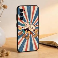 Game Cuphead Phone Case Black Silicone Soft For Samsung S25,S24,S21,S22,S23,S30,Ultra,S20,Plus,Fe,Lite Samsung S105G