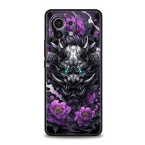 Phone Case For Xiaomi Mi 15 14 13 12 11 Lite 14T 13T 12T 11T Pro Poco X7 X6 X5 X3 Pro F6 F5 F4 Cover Japan Ghost Face Samurai For Mi 11 Lite