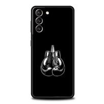 Phone Case For Samsung Galaxy S25 Edge S24 S23 S22 S21 Ultra S20 FE 5G S10 S10E S9 Plus Soft TPU Cover Boxing Champion Themed Galaxy S9+
