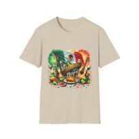 Vibrant Mexican Fiesta T-Shirt, Softstyle Tee for Celebrations, Cinco de Mayo S įvairiaspalvis