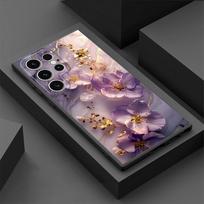 Case for Samsung Galaxy S23 Ultra S20 S24 Plus S21 FE S25 Edge Black Soft Phone Cover Interesting Marble Galaxy S24 FE