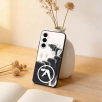 A-Aphex Twin Logo Phone Case Black Silicone Soft For Samsung Galaxy A73,A72,A71,A70,A53,A52,A51 Samsung a11