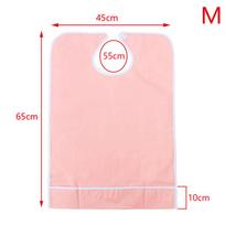 1pc Adult Bib Protector Bibs Mealtime Waterproof Eating Clothing Apron Reusable Elderly Protectors Aid Scarf Adults Unisex Bib
