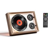 CD Player with 5.4 Bluetoothr, Retro Photo Framer CD Players with Speakers Light, Desktop Wall CD Player Wireless Speaker Built-in Mic Remote Control