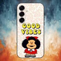 Cute M-Mafaldas Phone Case For Samsung Galaxy A73,A72,A71,A70,A53,A52,A51,Others Soft Black Cover Samsung a11