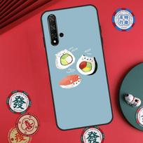 Sushi Food For Huawei Nova 11 Pro 9 10 SE Y70 Y60 Y90 Y61 Y91 Y73 Y72 12s 12i 11i 8i P30 P40 Lite Case For Huawei P20 Lite