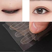Lace Double Eyelid Sticker Natural Invisible Seamless Mesh Olive Shape Eyelid Sticker