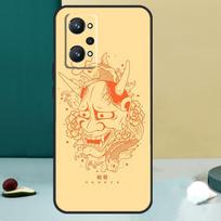 Oni Hannya Mask For Realme 11 10 12 13 14 Pro Plus GT 7 6 5 Pro GT 6T C67 C61 C53 C51 C21Y C25S C75 C55 Case For Realme GT5