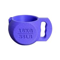 3D Printed Kettlebell Shaped Ice Cream Cup Holder Durable Design for Tabletop Use with Handle Suitable for Various Ice Cream Cups and Containers One Size violetinė