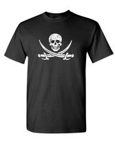 CALICO JACK - pirate skull flag treasure - Mens Cotton T-Shirt S įvairiaspalvis