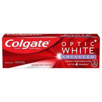 Colgate Optic White Advanced Whitening Toothpaste, 2% Hydrogen Peroxide, 3.2 Oz