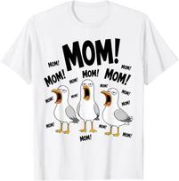 Mama Žuvėdra Juokinga Mama Žuvėdros Motinos Dienos Humoras Marškinėliai S įvairiaspalvis