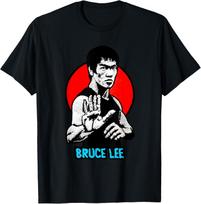 Bruce Lee's Kung Fu Jeet Kune Do King of Kung Fu T-Shirt, Unisex-Adults, Black, Small, Short Sleeve, T-Shirt S įvairiaspalvis