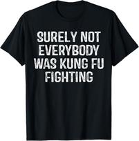 Surely Not Everybody was Kung Fu Fighting Vintage Men T-Shirt S įvairiaspalvis