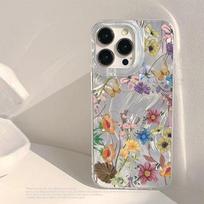 Phone Case For iPhone 16 15 Pro Max 16E 14 13 12 11 XS XR Colorful Varieties Flowers Case For iPhone 7 8 Plus SE2 Phone Cover For iPhone 16Pro Max
