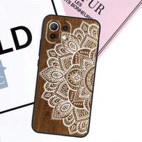Mandala Floral Wood Case For Xiaomi 17 Pro Max 14 15 Ultra 13T 14T 15T Pro POCO F8 F7 F5 F6 X5 X6 X7 Pro Cover Xiaomi 13T (13T Pro)