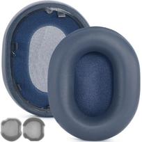 1 Pair Replacement Headphone Ear Pads Noise Cancelling Lambskin Earphone Cushions Sponge Foam for Sony WH-1000XM5 mėlyna
