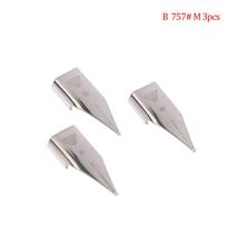 3pcs 757# Pen Nib Accessories Dazzling F/EF/M Art Nib School Supplies