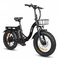 ESKUTE D202 Folding Electric Bike with front basket, 48V 20.8Ah Battery juoda