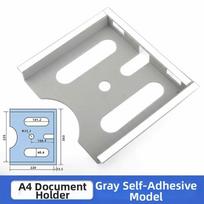A4 Size Electrical Cabinet File Folder Orange Gray ABS Material Control Cabinet Document Holder Cabinet Door Document Storage