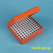 4Pcs/Pack 1piece 1.8/2ml PC material frozen tube box lab Cryo tube storage rack freezing tube holder 25/81/100 Vents 25grids