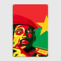 Thomas Sankara Metalinė Plokštelė Plakatas Klubas Namai Pub Garažas Spausdinimas Sieninė Plokštelė Skardinis Ženklas Plakatai 20x30cm yellow
