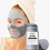 Natūrali kietoji molio kaukė su paprastuoju kiečiu, giliai valanti, poras valanti veido kaukė visų tipų odai Volcanic mud mask stick