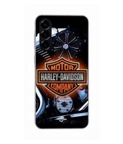 Case - Maniacase - Samsung Galaxy A36 - Silicone - Black - Harley Davidson Logo juoda