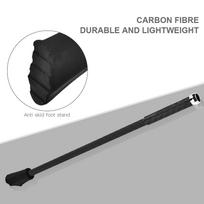 Bike Kick Parking Prop Foot Side Stand Support Bicycle Kickstand Carbon black gray