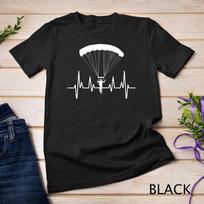 Šuolis su parašiutu Širdies plakimas Skydive Parašiutizmas Dovana Unisex Marškinėliai XL