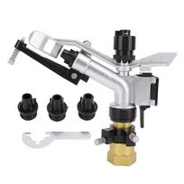 Irrigation Spray Gun Zinc Alloy Water Saving Automatic Rotating Impact Gun Sprinkler For Farm Yard G1 Interface