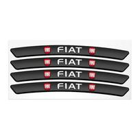 Aliumininis Automobilio Lenktynių Ratlankio Stebulės Lipdukas, Ratlankio Decal Ženklelis FIAT Abarth 500 Panda Bravo Punto Tipo Linea Ducato Priedams