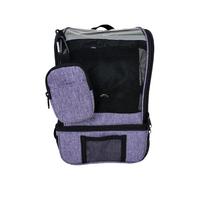 Lengvas nešiojamas deguonies koncentratoriaus kuprinė, violetinės, juodos ir pilkos spalvos 17cm x 22cm x 9cm violetinė