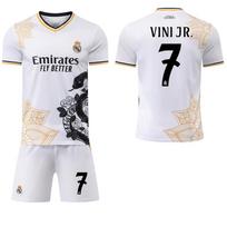 2025-26 Real Madrid white snake special edition home jersey #7 Vinícius #5 Bellingham #9Mbappé Football Jerseys 16