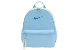 Nike Polyester Backpack Mini Women's Aquarius Blue & Light Laser Orange & Photo Blue DR6091-407 Mini