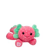 BUILD-A-BEAR MINI BEANS Pliušinis braškinis aksolotlis, 18 cm