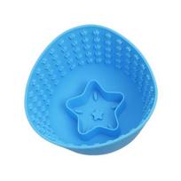 Silicone Pet Slow Feeder Bowl Anti-Choking Non-slip Easy Clean Slow Down Eating Food Bowl for Small Medium Large Breed Dogs Cats dangaus mėlyna spalva