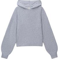 Levis Knitted Hooded Ribbed Loose Long Sleeve Sweater Women Sweater A8509-0000 M