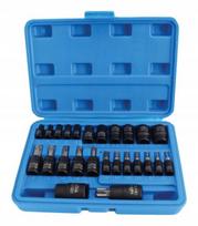 Klucze Nasadowe Torx-E T8-T60 E4-E22 S-H2548T
