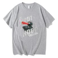 Y2k Vintage Tops Pingu Noot Noot World Tour Print TShirt Casual Loose Short Sleeve Unisex Oversized Fashion Popular Vintage Tee S