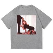 Sabrina Carpenter Unisexs Best Friend Album Unisex Cotton Shirt Y2k Summer ONeck Short Sleeve Grammy Music Unisexs Tshirt Fan Gifts S