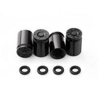 4PCS For VW Volkswagen Tiguan R-Line 2024 2025 Accessories Car Wheel Tire Valve Caps Tyre Stem Covers Airdust Waterproof juoda