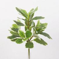 35 Leaves Artificial Ficus Tree Plastic Large Tropical Banyan Tree Lifelike Fake Ficus Tree Office Desktop Decoration